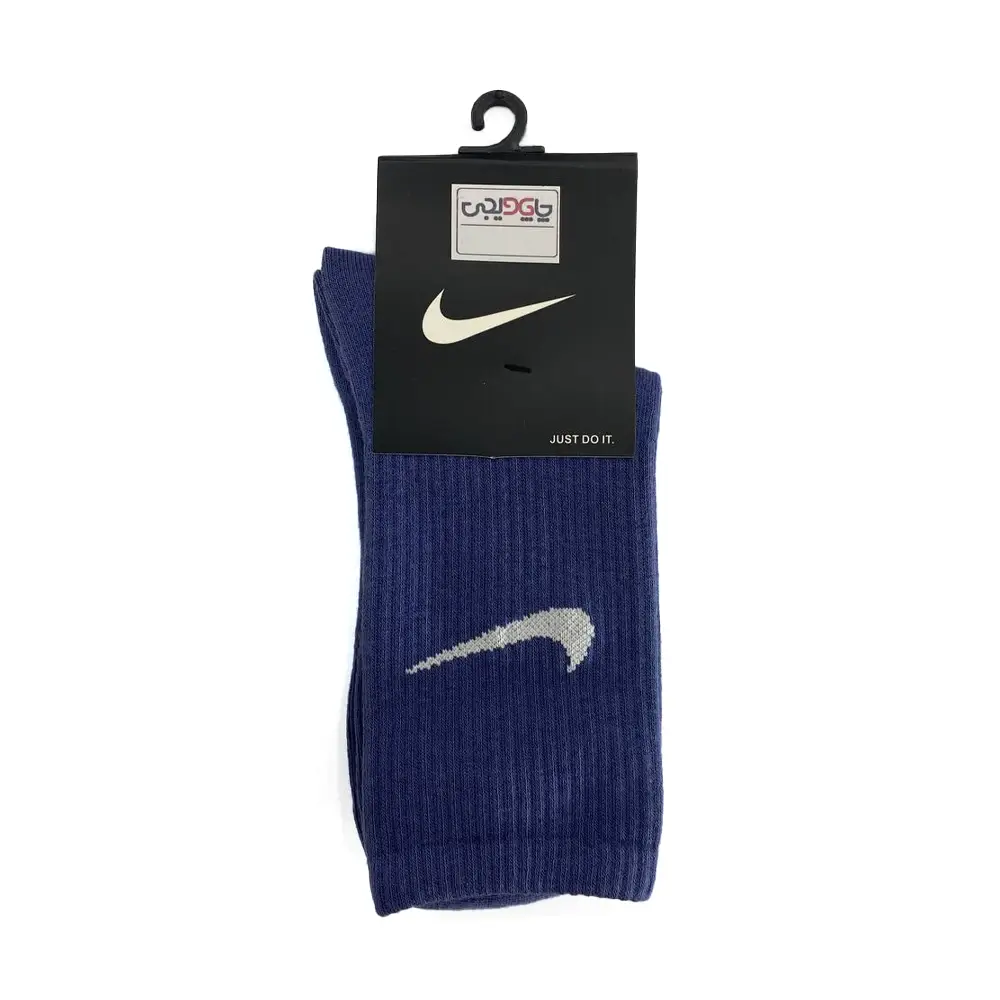 جوراب ساقدار نایک سورمه ای روشن