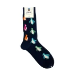 جوراب طرح پنگوئن های رنگی - تصویر 2