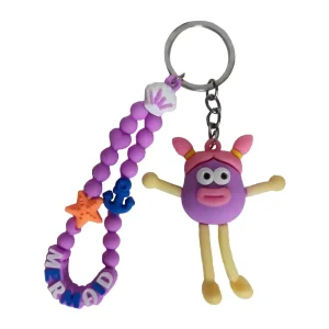 جاکلیدی سیلیکونی دهن گشاد بنفش