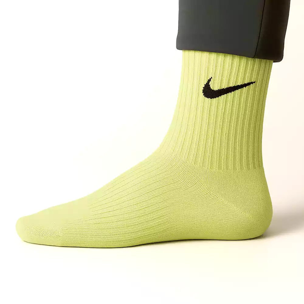 جوراب ساقدار سبز پسته ای نایک