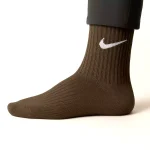 جوراب ساقدار قهوه ای نایک