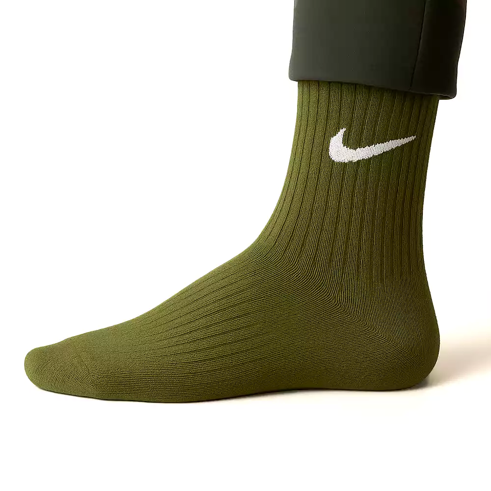 جوراب ساقدارسبز چریکی نایک