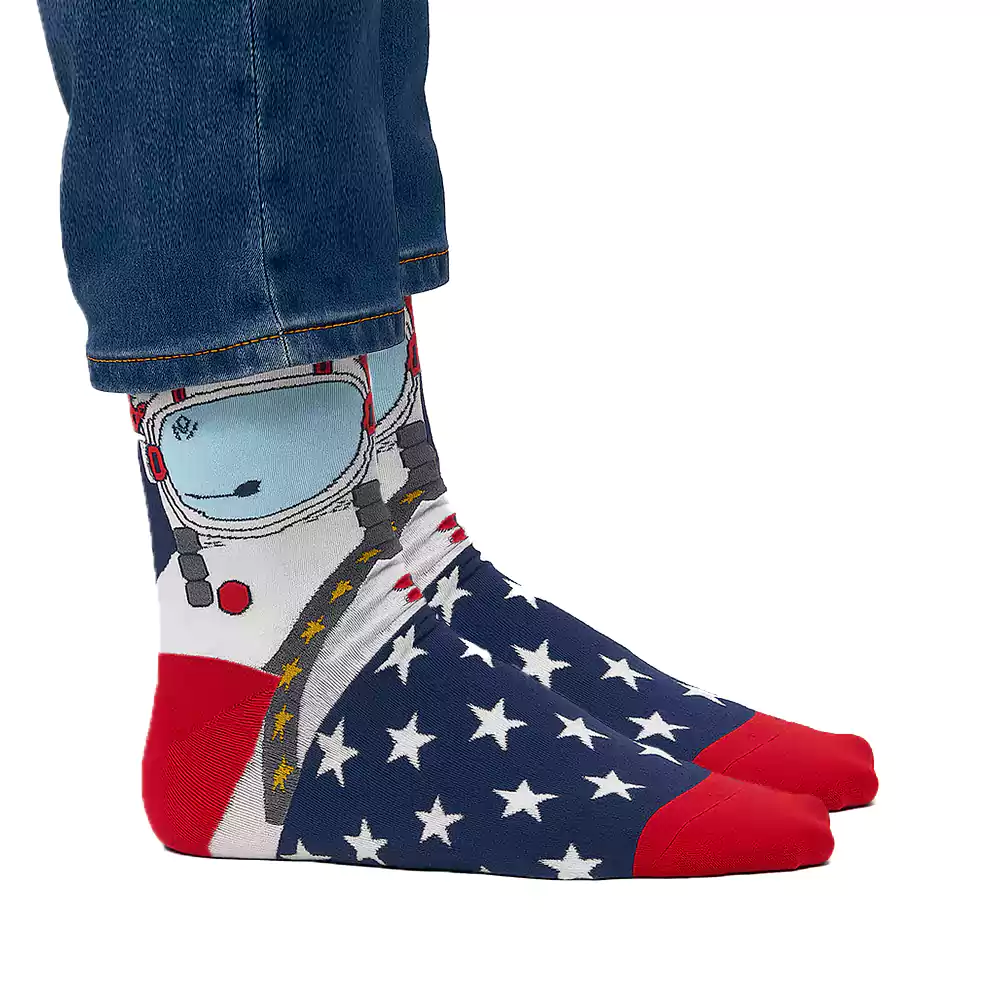 جوراب طرح فضانورد